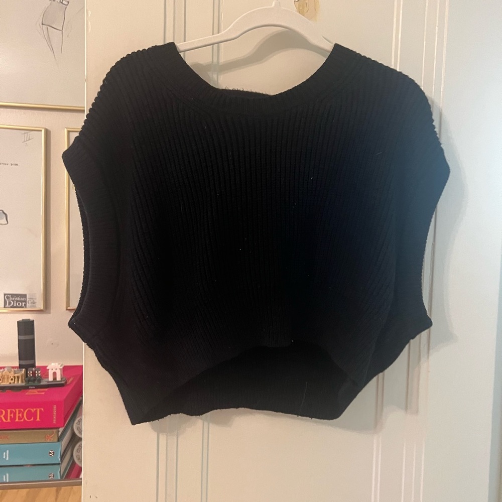 Black Zara sweater top